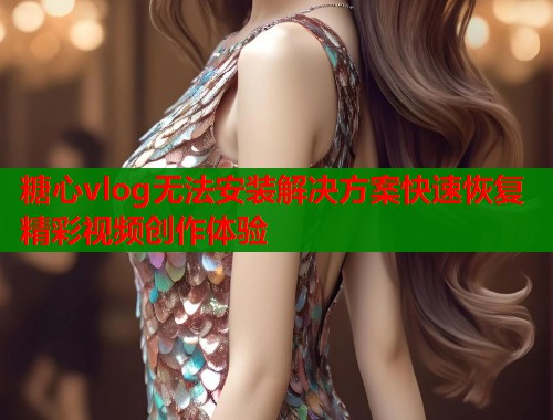 糖心vlog无法安装解决方案快速恢复精彩视频创作体验