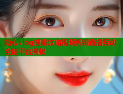 糖心vlog搜索攻略视频剪辑直播互动全能平台揭秘