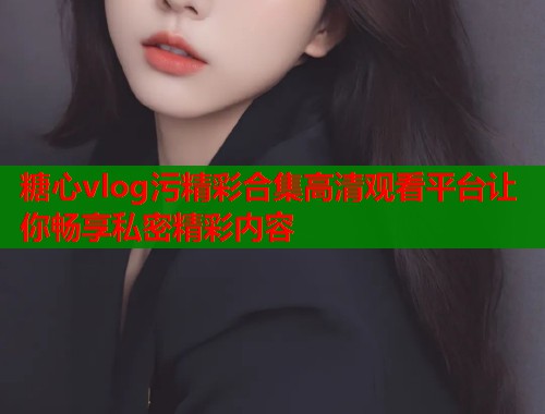 糖心vlog污精彩合集高清观看平台让你畅享私密精彩内容  第2张