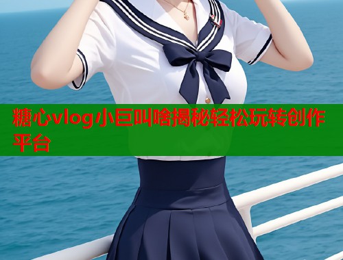 糖心vlog小巨叫啥揭秘轻松玩转创作平台