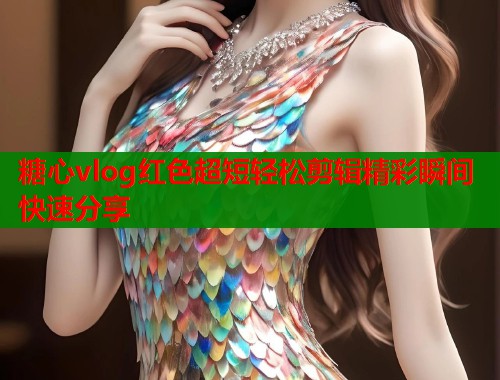 糖心vlog红色超短轻松剪辑精彩瞬间快速分享