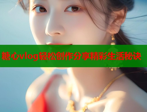 糖心vlog轻松创作分享精彩生活秘诀