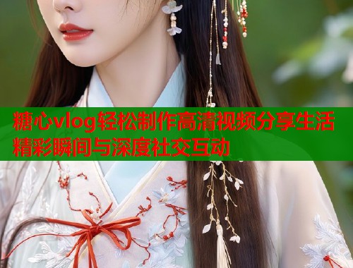 糖心vlog轻松制作高清视频分享生活精彩瞬间与深度社交互动
