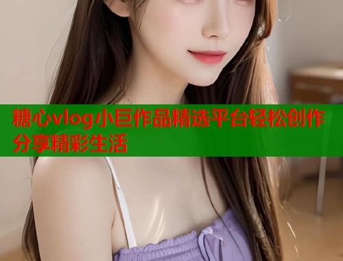 糖心vlog小巨作品精选平台轻松创作分享精彩生活