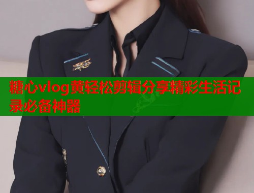 糖心vlog黄轻松剪辑分享精彩生活记录必备神器  第1张