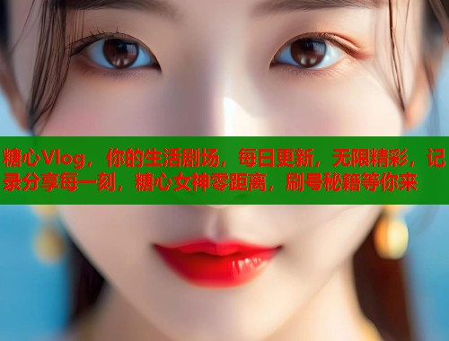 糖心Vlog，你的生活剧场，每日更新，无限精彩，记录分享每一刻，糖心女神零距离，刷号秘籍等你来