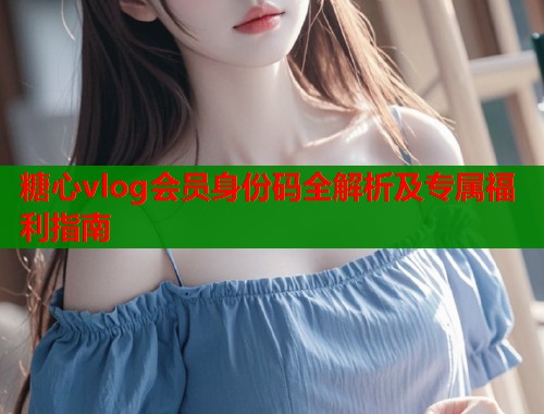 糖心vlog会员身份码全解析及专属福利指南