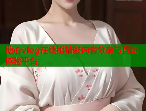 糖心vlog在线版精彩内容分享与互动体验平台