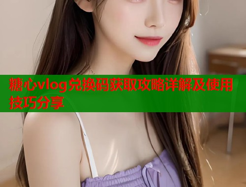 糖心vlog兑换码获取攻略详解及使用技巧分享  第2张
