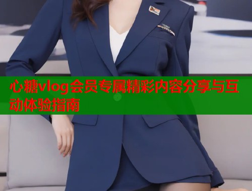 心糖vlog会员专属精彩内容分享与互动体验指南